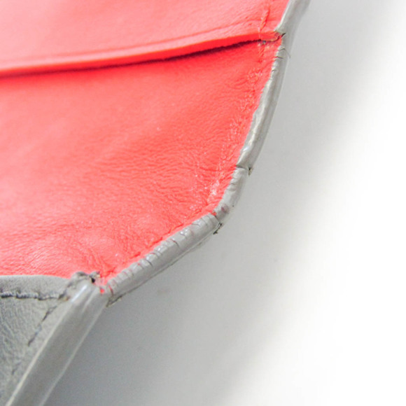 Bottega Veneta Intrecciato 134075 Women,Men Leather Long Wallet (bi-fold) Dar... - Picture 5 of 14